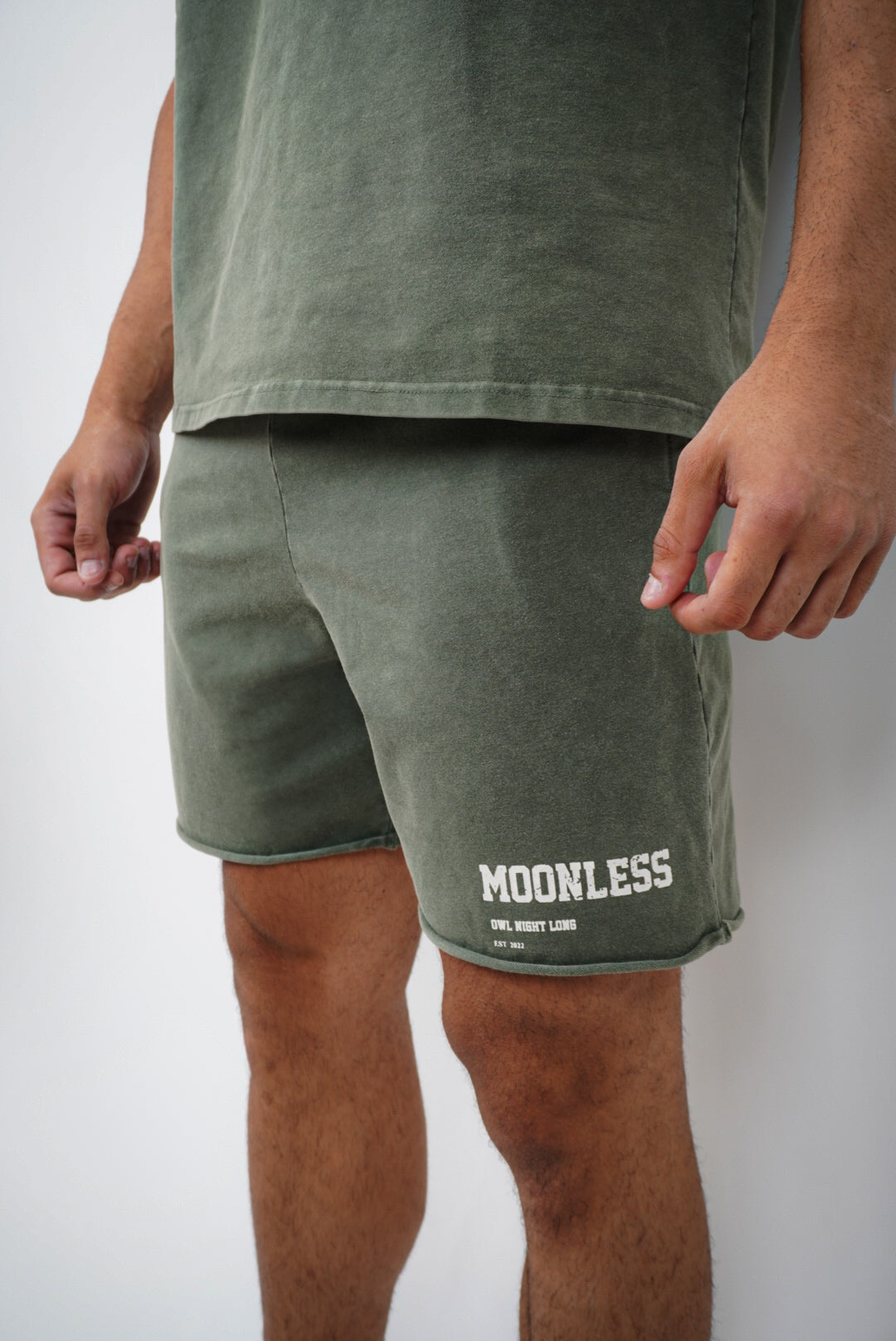 Moonless Short - Washed Green