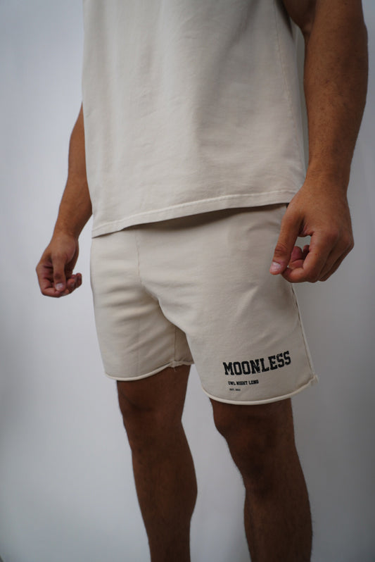 Moonless Short -Washed Off-White