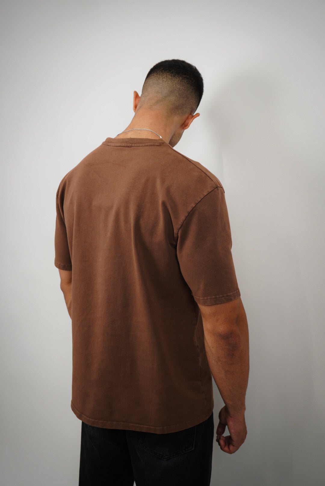 T-shirt Moonless To Front - Vintage Washed Brown