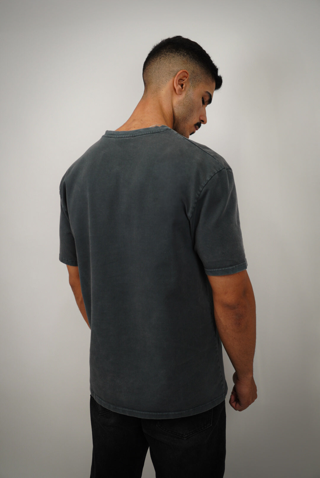 T-shirt Moonless To Front - Vintage Washed Grey