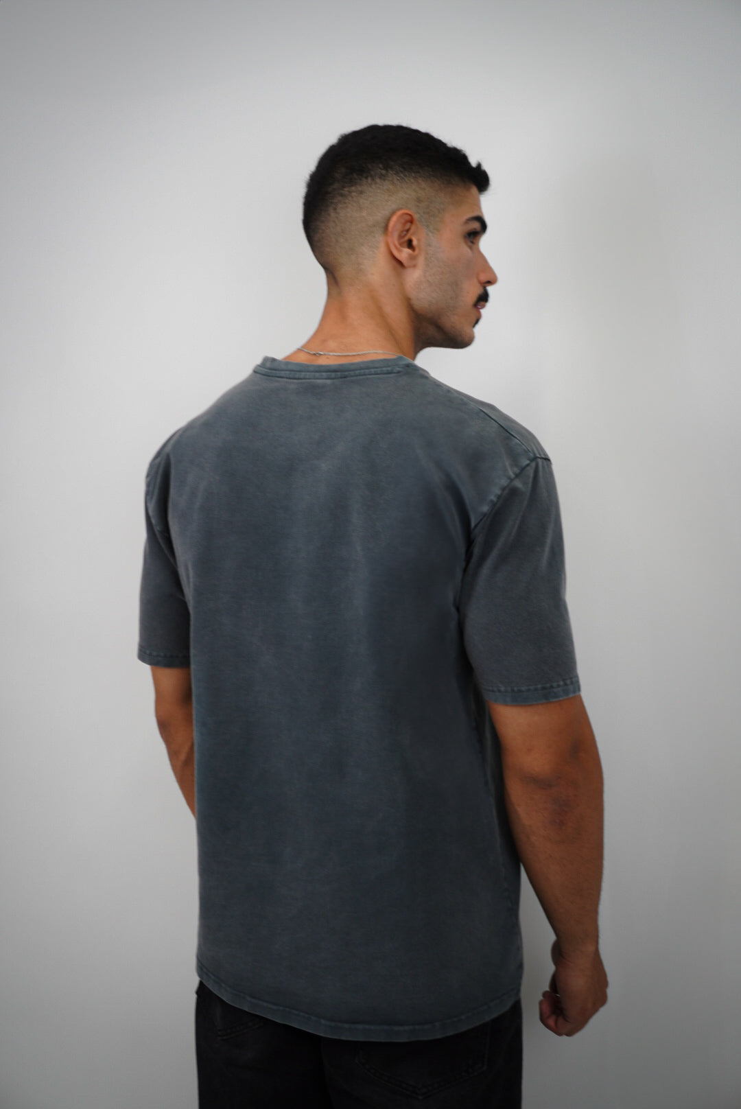 T-shirt Moonless To Front - Vintage Washed Grey
