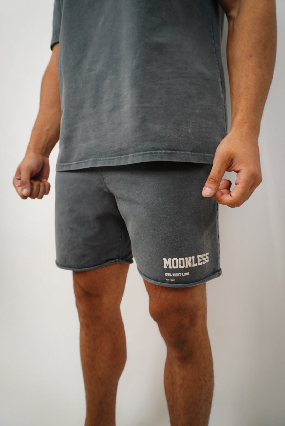Moonless Short - Washed Grey