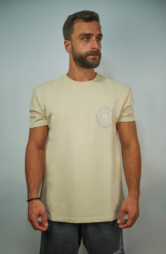 Oversized T-shirt Moonless Logo To Front and Back-Off-White