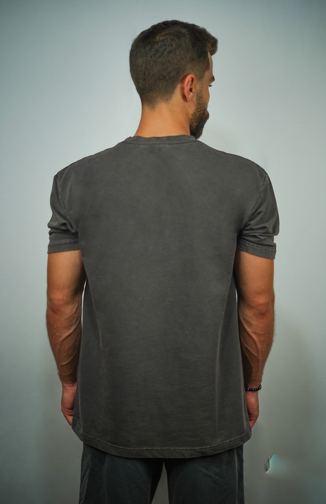 Oversized T-shirt Moonless To Front- Vintage Washed Brown