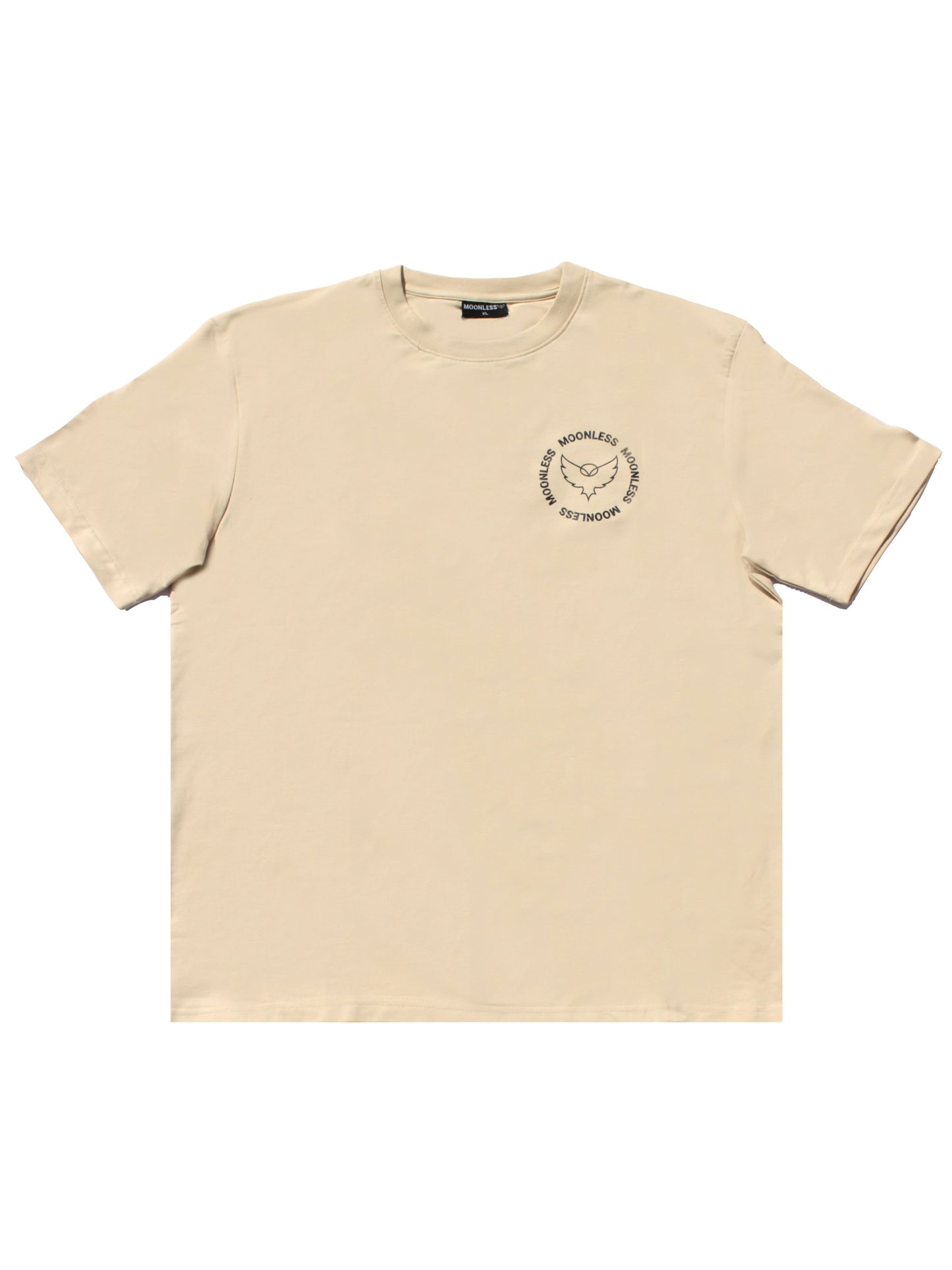 Oversized T-Shirt Moonless Logo To Front and Back - OffWhite