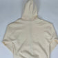 Moonless Beige Zipper Hoodie