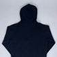 Black Moonless Zipper Hoodie