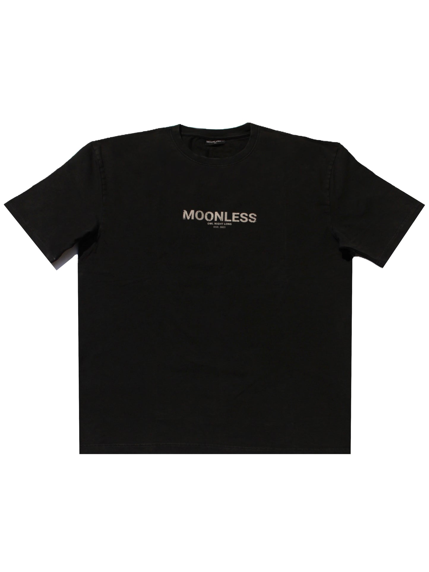 Oversized T-shirt Moonless To front - Black